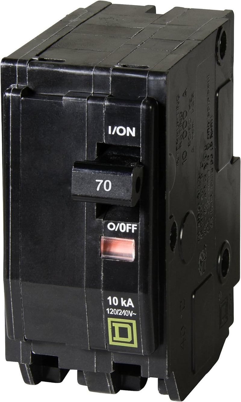 Square D - QO270CP Circuit Breaker, Black