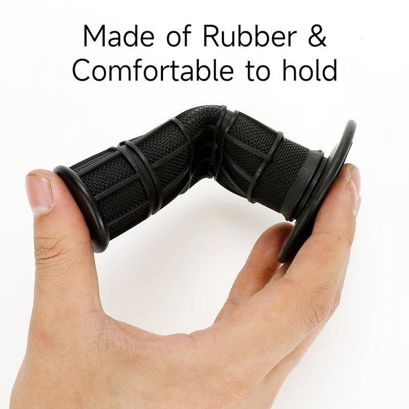 HIAORS 7/8" Motorcycle Hand Grips for CRF YZF WRF KXF KLX Pit Dirt Bike Motocross Motorcycle Offroad Dirt Bike Black