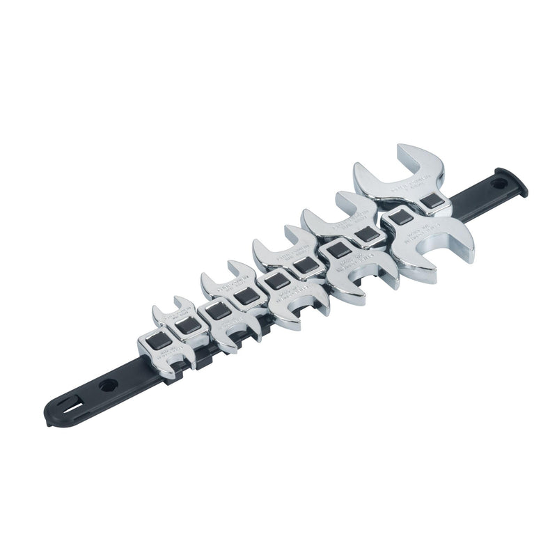 CRAFTSMAN Crowfoot Wrench Set, Open End, SAE, 10 Piece (CMMT12052LZ) 10 Count (Pack of 1)