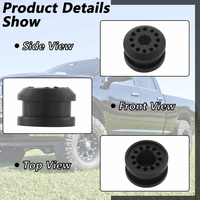 2PCS Transfer Case Linkage Control Lever Bushing Grommet, Compatible with Dodge Ram 1500 2500 3500 Shifter Linkage Bushing 2002-2010, with 2 E-Clips Replace Number 68078974AA 68078975AA