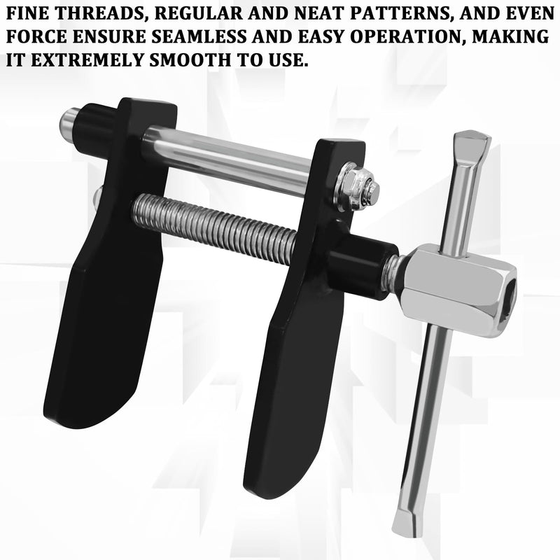 Brake Pad Spreader Tool Brake Caliper Hangers Caliper Compression Tool Heavy Duty Disc Brake Caliper Piston Pad Installation Spreader Tool for Car Truck SUV Motorcycle Universal Accessories Black
