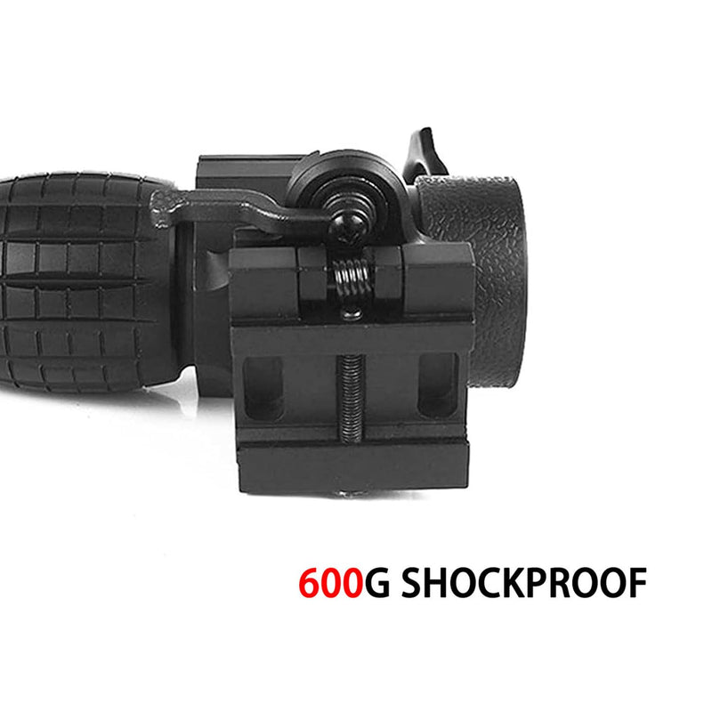 Red Dot Magnifier, 3X Magnifier Scope Flip to Side, for Airosft