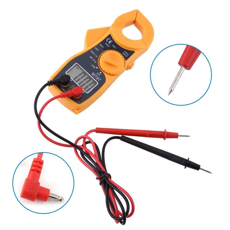  [AUSTRALIA] - Digital Clamp Multimeter AC DC Voltmeter Ammeter Ohmmeter Volt Tester LCD Meter Pocket Digital Multi Tester