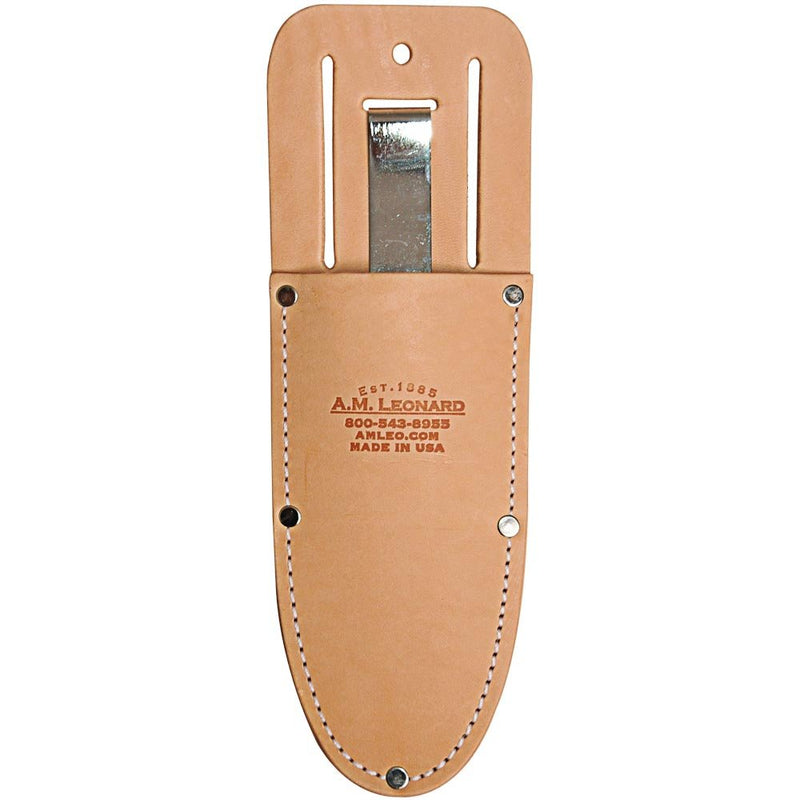 A.M. Leonard Deluxe Soil Knife & Leather Sheath Combo – Hori Hori w/ 6-Inch Stainless Steel Blade