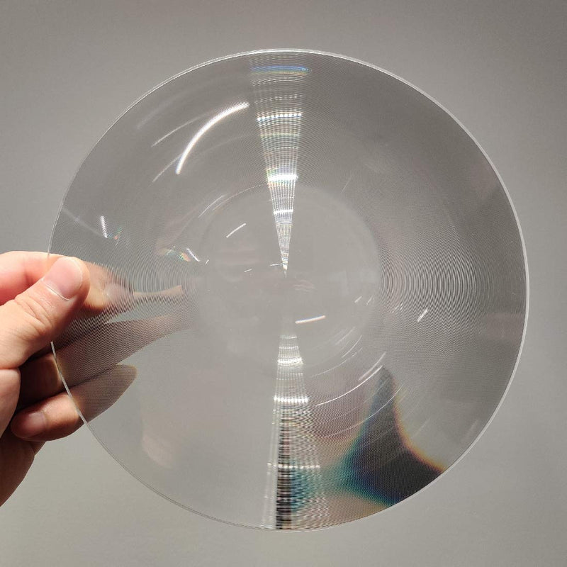 2-Pack Large Fresnel Lenses Φ300mm(11.81"), Focal Length 360mm, Acrylic Magnifier for Solar Heating, Solar Cooking, Visual Education. (Focal Length 360mm)