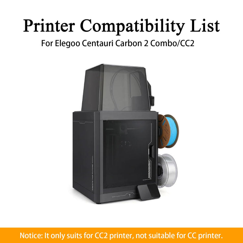 HzdaDeve 2PK 0.2MM CC2 Hardened Steel Ceramic Hotend for Centauri Carbon 2/CC2 Print Head Extruder Kit Hot End Heater Cartridge Silicone Cover Heating Block Accessory Replacement for Elegoo 3D Printer