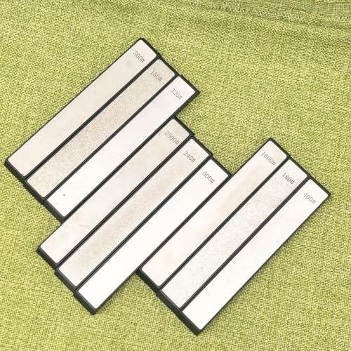 14-Piece Diamond Sharpening Stone Set with Sharpener Non-Slip Base SET-F