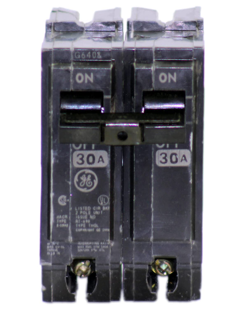 General Electric THQL2130 Breaker 1/pkg 30A 240V 2P 10kA