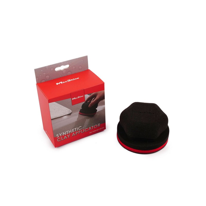 Maxshine Synthetic Clay Applicator | Universal Fit, 3.5" Diameter, Foam Grip | Durable, Reusable, Efficient Surface Contaminant Removal for Smooth Car Paint