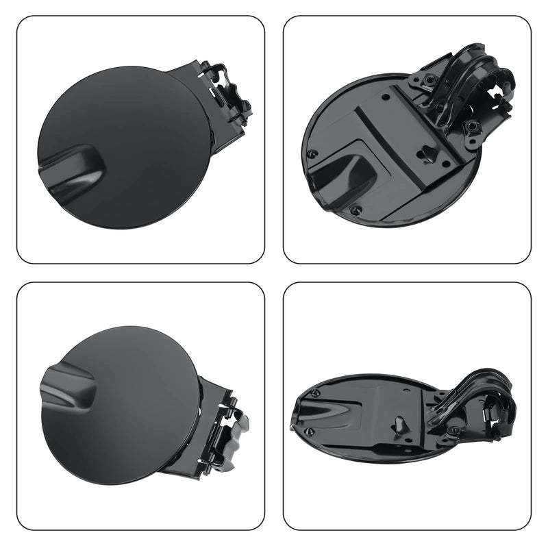 10385417 Fuel Filler Gas Door Tank Matte Black Gas Cover Cap Fuel filler gas door Compatible with Chevy Colorado & GMC Canyon 2004 2005 2006 2007 2008 2009 2010 2011 2012