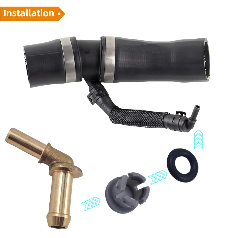 LR049990 Thermostat Water Outlet Hose Connector Kit Compatible with Jaguar Land Rover Range Rover 2010-2022 Range Rover Sport 2010-2022 Discovery 4 2010-2022 Range Rover Velar 2018-2020