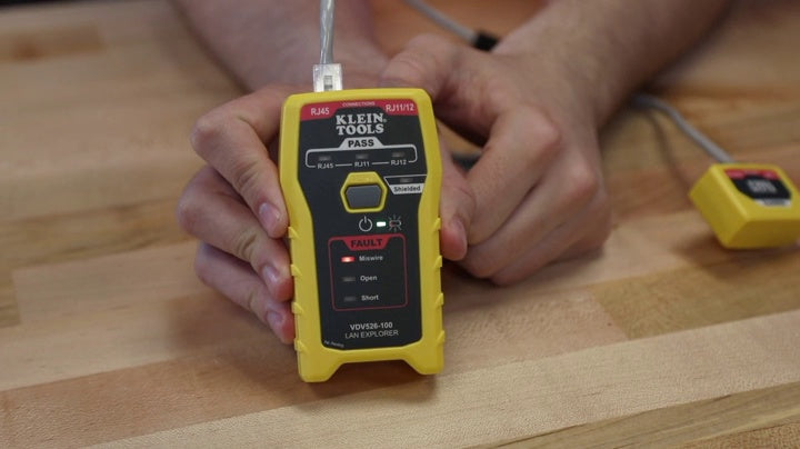 Klein Tools VDV526-100 Network LAN Cable Tester, VDV Tester, LAN Explorer with Remote