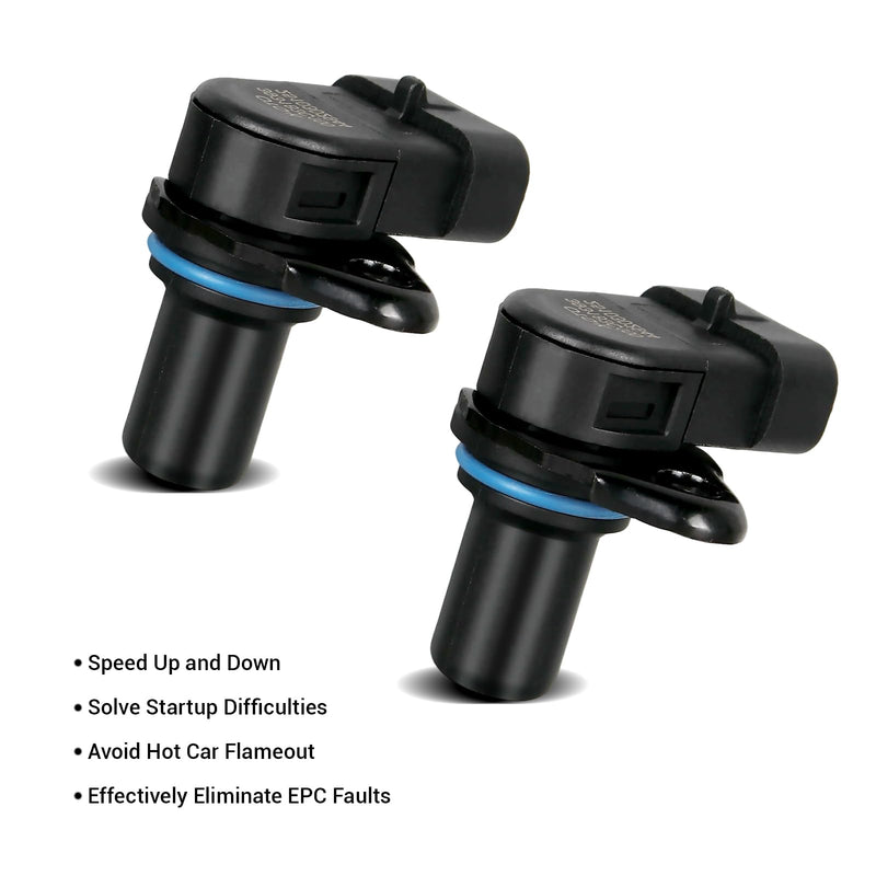 OTO-K Camshaft Position Sensor Compatible with Kia Sorento Sedona Borrego Amanti,Hyundai Sonata Santa Fe Genesis Coupe Azera Veracruz Entourage,Replace#PC754 1800584 907826,Set of 2 PC754