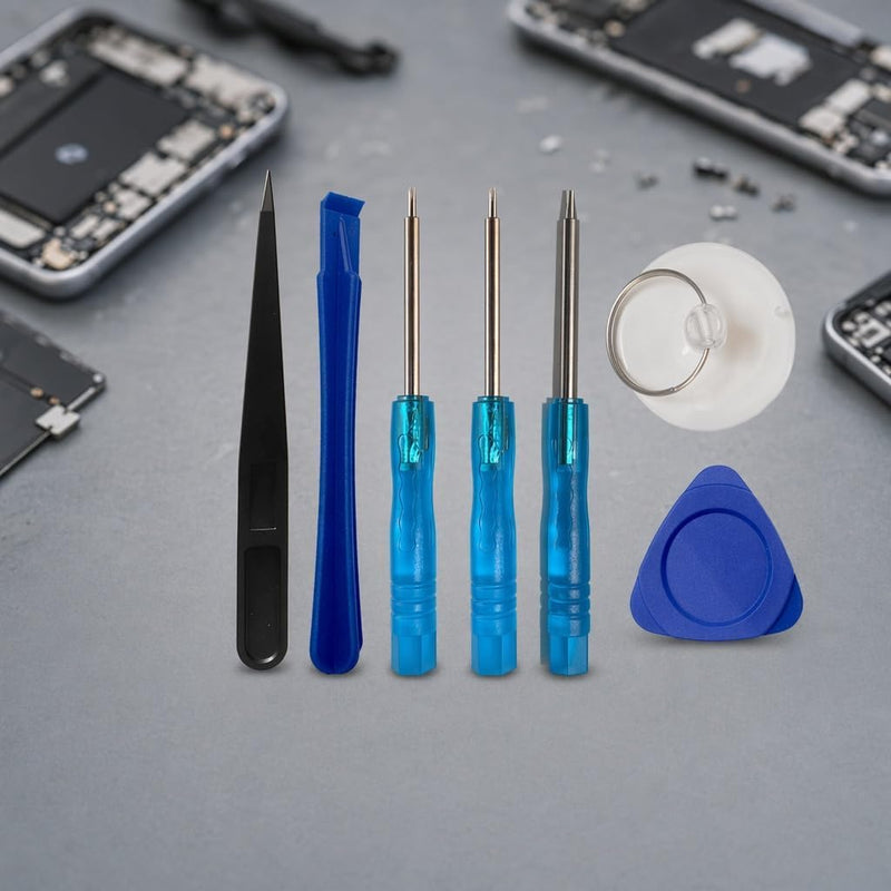 Spudger Pry Tool Kit 7 Piece Opening Tool, Plastic & Metal Spudger Tool Kit, Ultimate Prying & Open Tool for iPhone, Laptop, iPad, Cell Phone, MacBook, Tablet, Computer, Electronics Repair 7-in-1