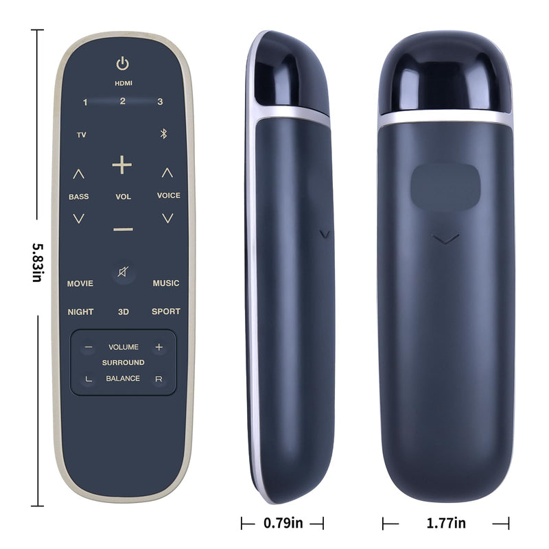 PZL New Replacement Remote Control for Polk Audio MagniFi 2 Soundbar
