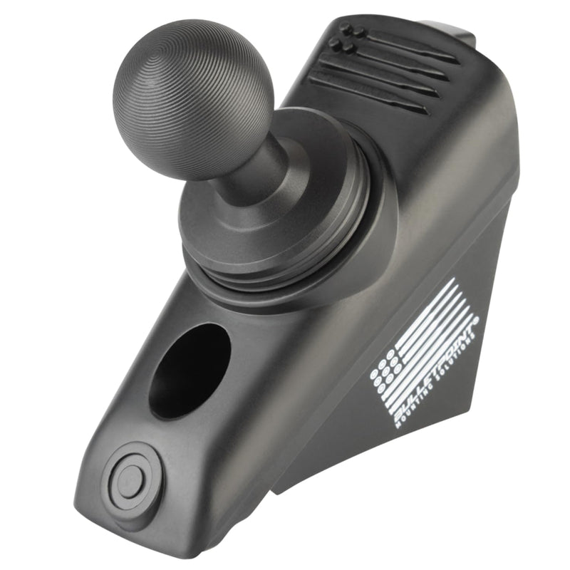 Bulletpoint Mounting Solutions A-Pillar Device Mount with 20mm Ball Compatible with 2018-2023 Jeep Wrangler JL & 2020-2023 Jeep Gladiator