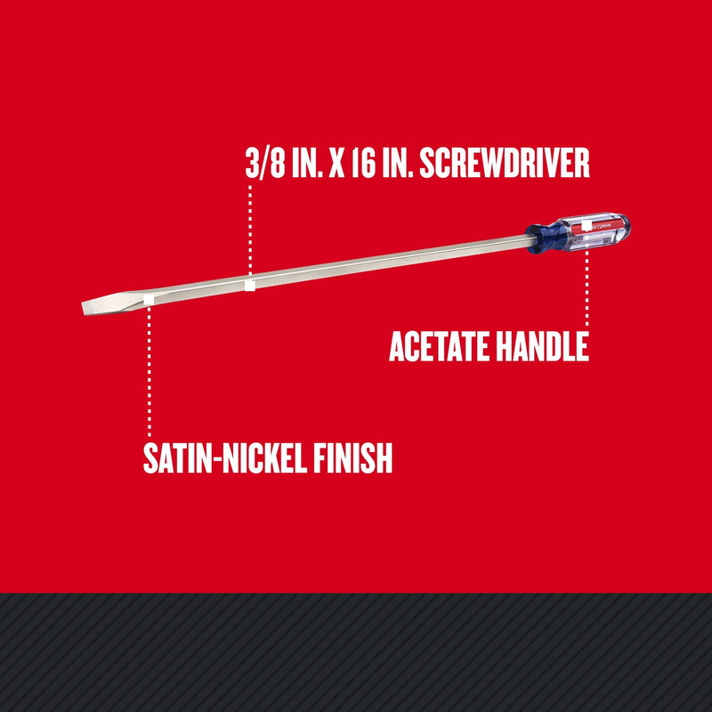 CRAFTSMAN CMHT65028 Screwdriver Acetate - SL 3/8" x 16"