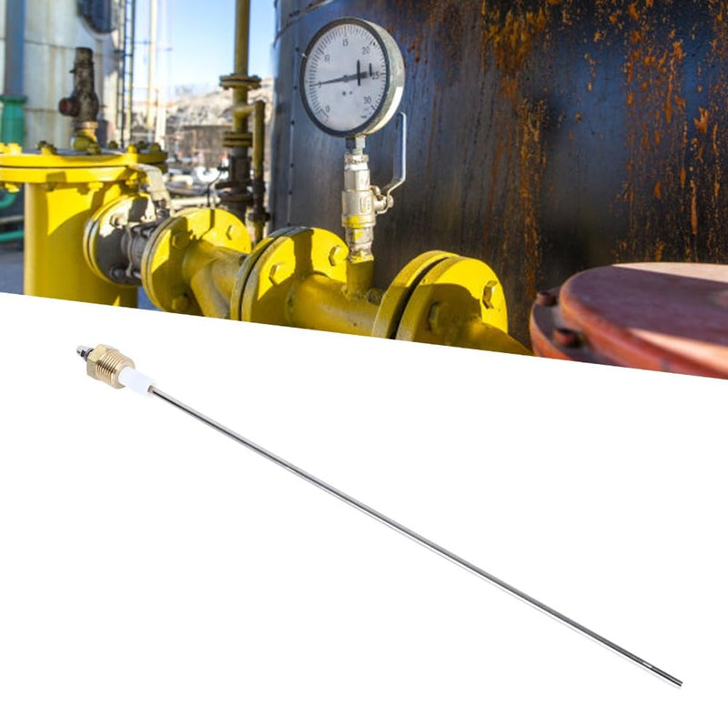 Boiler Water Level Sensor Probe - 1 Pin G1/2 Brass Electrode, PTFE Stainless Steel Rod for Steam Boiler Liquid Detection