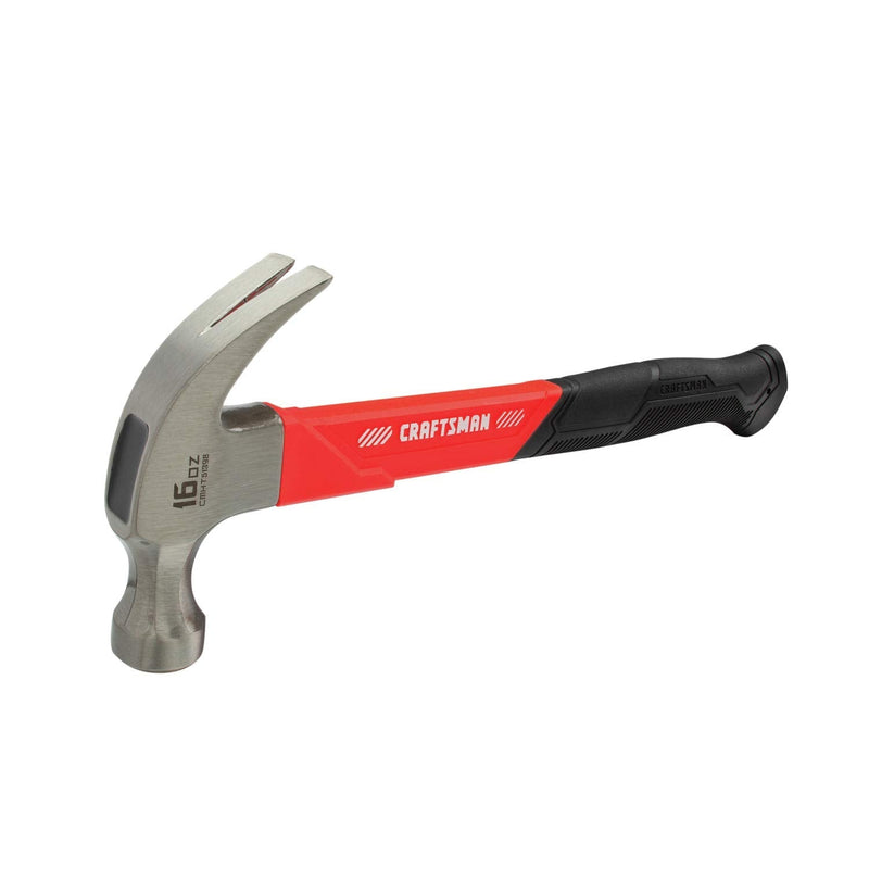 CRAFTSMAN Hammer, Fiberglass, 16 oz. with Tape Measure, Self-Lock, 25-Foot and Torpedo Level, 9-Inch (CMHT51398, CMHT37225S & CMHT82390) Home Owner Basic Tool Bundle