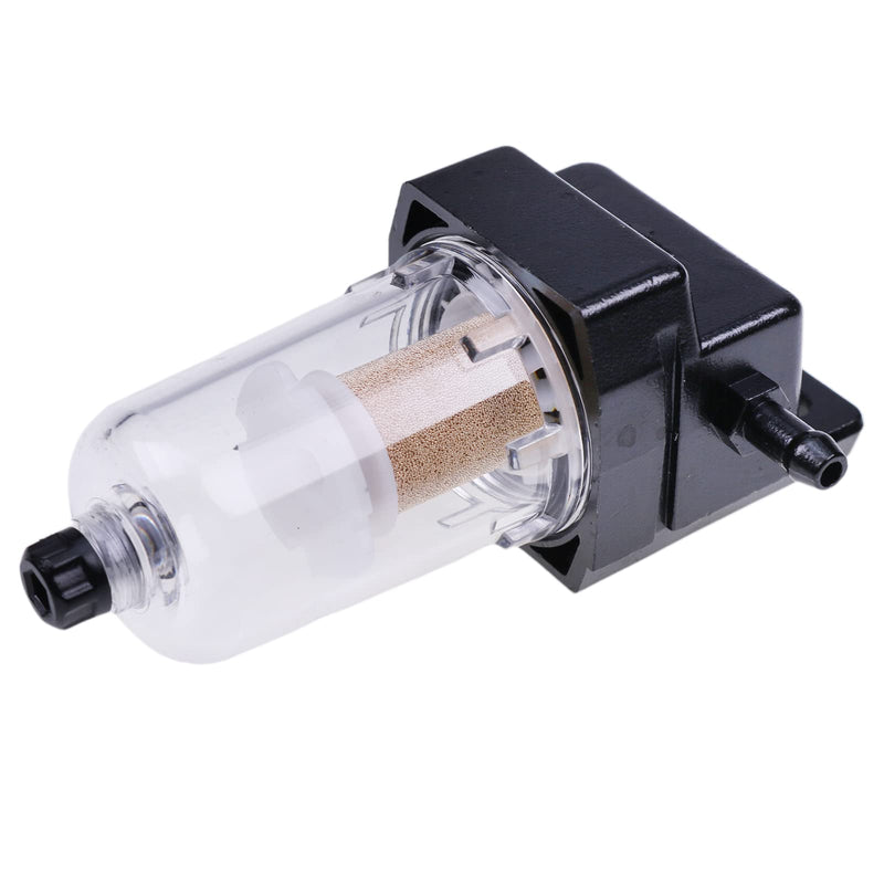 ZTUOAUMA Fuel Water Separator Assy Bronze Fuel Filter Element Kit 6mm Outlet and Inlet with Hoses and Clamps Compatible with Webasto Eberspacher Diesel Parking Heaters