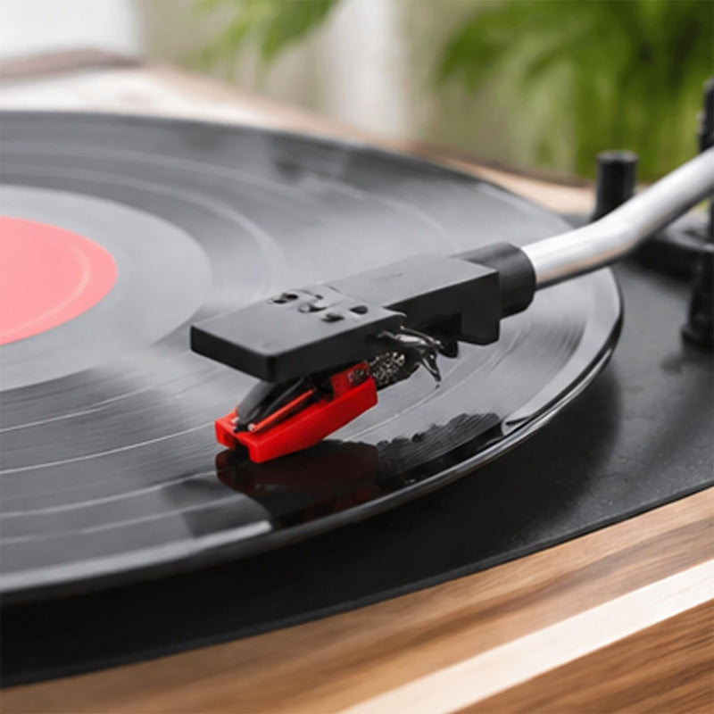 4PCS Ruby Stylus Set Replacement Cartridges for Vinyl Turntables Compatible with a Wide Range of Phonographs and Turntables