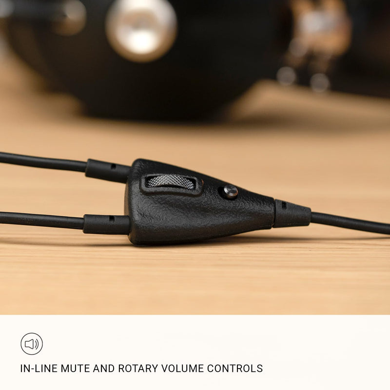 MEZE AUDIO | Boom Mic | Omnidirectional Clear Audio Plug-and-Play Boom Microphone | for Gaming and Remote Work | 3.5mm Male to Dual TS Mono 3.5mm Male Connector Plug | Cable Length 2.50m/8.2ft 3.5 mm Boom Mic