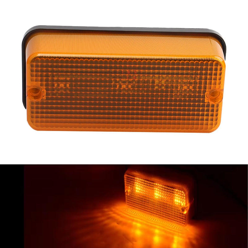 1-Pack LED Amber Tail Light Ag Flasher Warning Turn Indicator Lamp Replace Case OEM NO.87703630