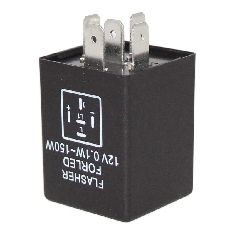 SOCAL-LED LIGHTING 5-Pin EP27 FL27 Electronic LED Flasher Relay for Fix Turn Signal Bulbs Hyper Flash Issue GM-5
