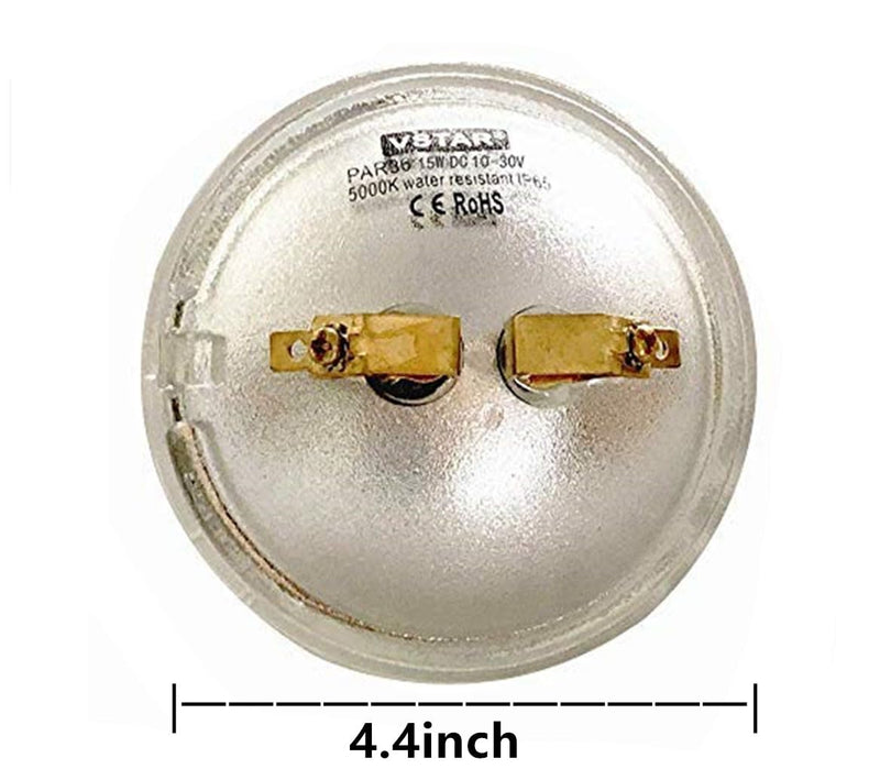 VSTAR PAR36 LED Bulb, Pack of 2 | 15W 2050LM, With Lenses, 5000K, High Concentration, Super Bright LED