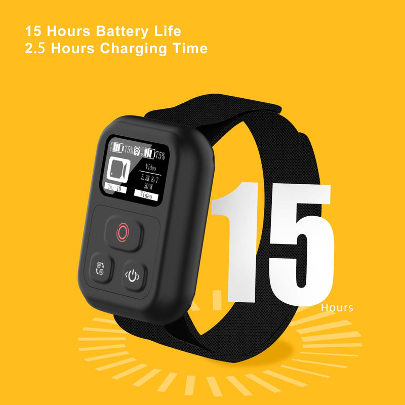 Remote Control Accessories for GoPro Hero Black 12/11/11Mini/10/9/8/Max,Wireless 269FT Remote Control Range OLED Display