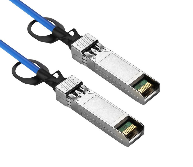 10G SFP+ DAC Twinax Cable (Compatible with Ubiquiti UACC-DAC-SFP10-3M), Passive Direct Attach Copper, 3M 9.8ft SFP+ to SFP+ DAC,Blue 3-Meter(10ft) for Ubiquiti