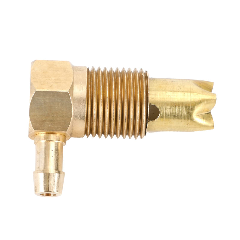 Fuel Check Valve Vent, 1/2" NPTF Male Threads, Fuel Gas Tank Rollover Safety Vent Valve Assembly, 5/16" Hose Threads Only Apply to NPTF