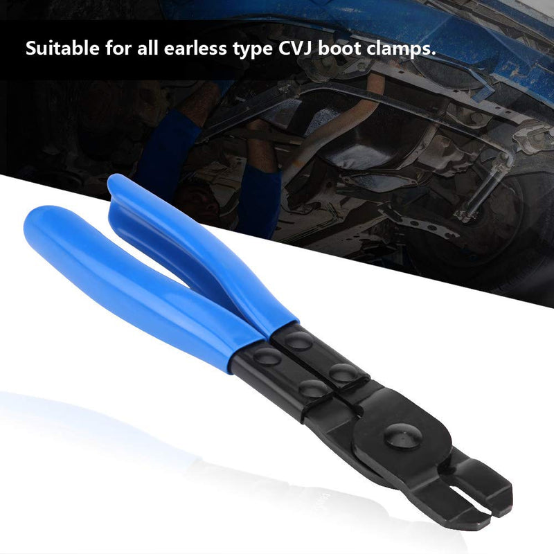Clamp Pliers,Earless Clamp Tool Pliers,Cv Tool Axle Clamp,Auto Repair Tool,Carbon Steel Ear Type Boot Clamp Plier for All Earless Type CVJ Boot Clamps