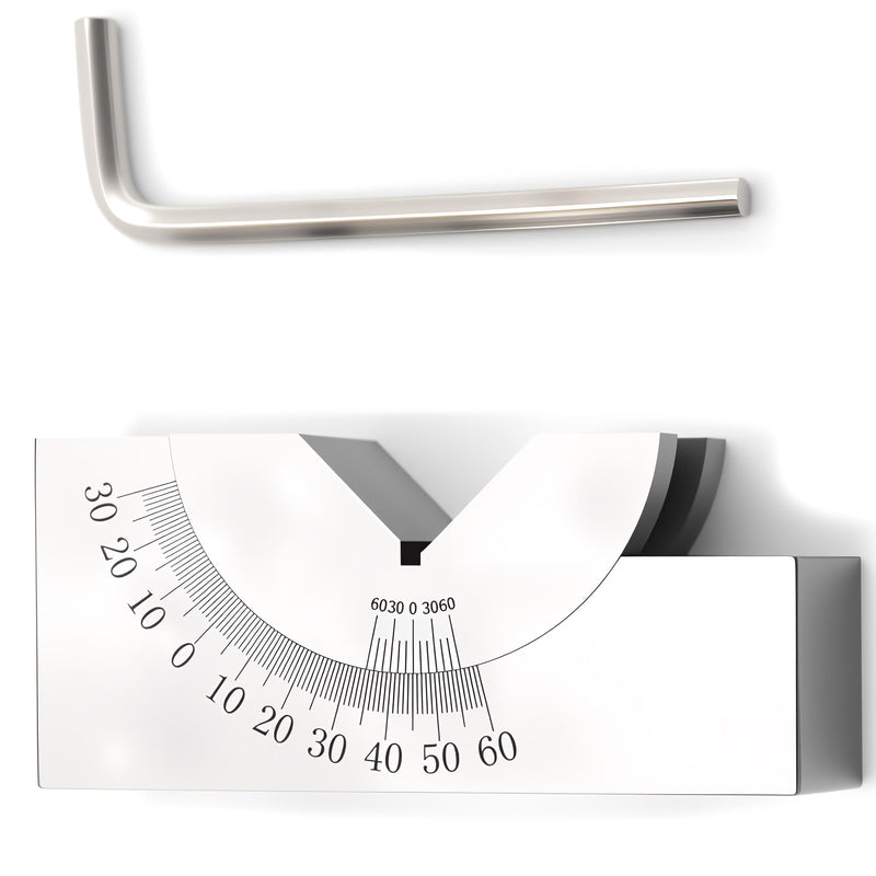 AP25 Adjustable Micro Angle Gauge High Precision Angle V Block 0-60° for Milling Lathe Machinist Tools