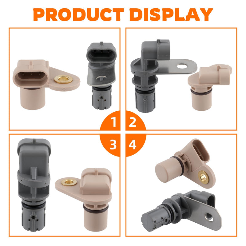 12568983 Camshaft Crankshaft Position Sensor Compatible with Chevy Avalanche Express Silverado Suburban Tahoe Compatible with GMC Yukon Savana Compatible with Cadillac CTS Escalade