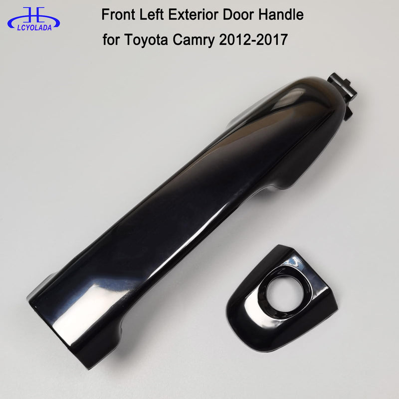 Exterior Door Handle Front Left Driver Side Compatible with Toyota Camry 2012 2013 2014 2015 2016 2017 - Without Smart Entry System