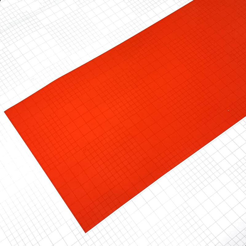 DIYAH 12 X 48 Inches Self Adhesive Headlight, Tail Lights, Fog Lights Tint Vinyl Film (Red) Red