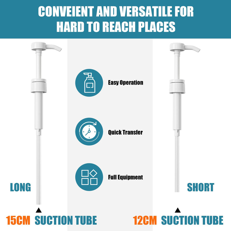 Fluid Pump for Standard Quart Bottles - 8cc Per Pump Stroke，transmission fluid pump ，Transmission Fluid Pump with 3rd Hand Adapter，Transfer Gear Oil，Differential & Transmission Fluid (1Pack-28mm) (1) 1pcs