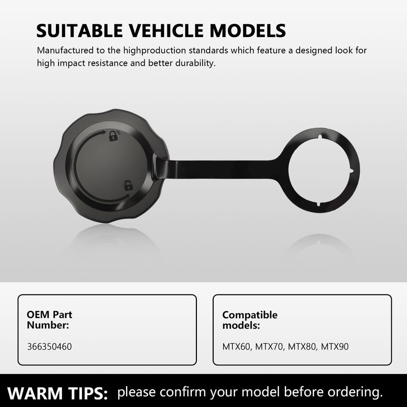 366350460 Fuel Tank Cap Fits for Multiquip Mikasa Jumping Jack Rammer MTX60 MTX70 MTX80 MTX90 Model Rammers Fuel Tank Cover