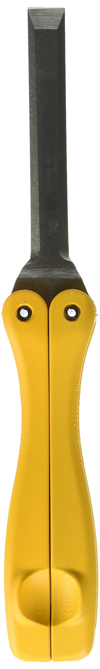 FastCap Pocket Wood Chisel with Foldable Nylon Handle for Carpentry and Woodworking - 1/2" Precision Tool Steel, 56-58 Rockwell Hardness - 80494