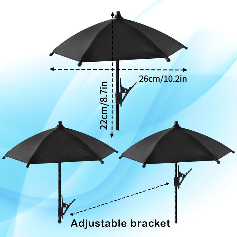 1Pc Bendable Phone Sun Shade with Clip, Mini Anti-Glare Screen Cover for Outdoor Use, Sun Rain Protection and Easy Phone Photography