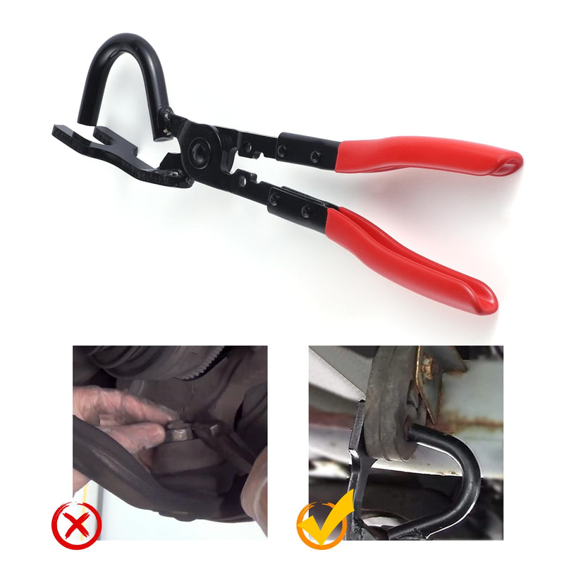 BJSIA Automotive Exhaust Hanger Removal Tool Accessories, Car Hose Removal Pliers Mechanic Tools, Lisle Brackets Rubber Hangers Tools