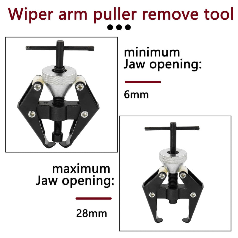 Battery Terminal and Wiper Arm Puller,Windshield Wiper arm Removal Tool,Wiper arm Puller Remove Tool big+small