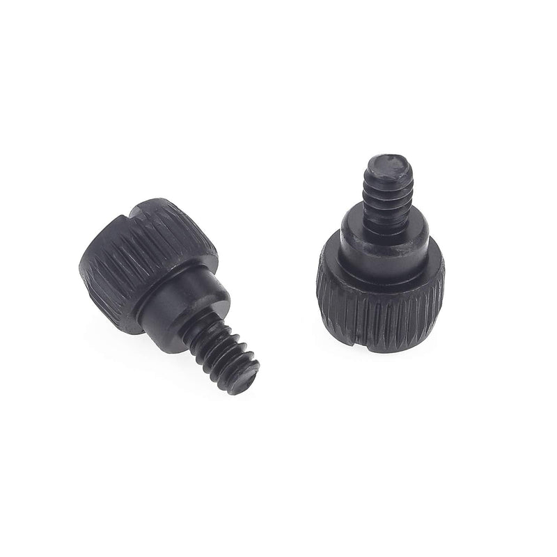 50 Pieces 6#-32x5 Computer Case Thumb Screws, Black
