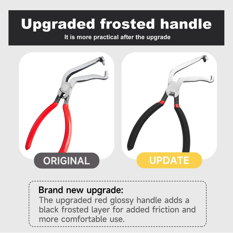 Electrical Disconnect Pliers 37960, 37980, Electrical Connector Separator 13120, 8in Automotive Tools Electrical Connector Pliers, Automotive Tools for Push Tab Style Plugs (3-Piece Set) Straight and 60 Degree