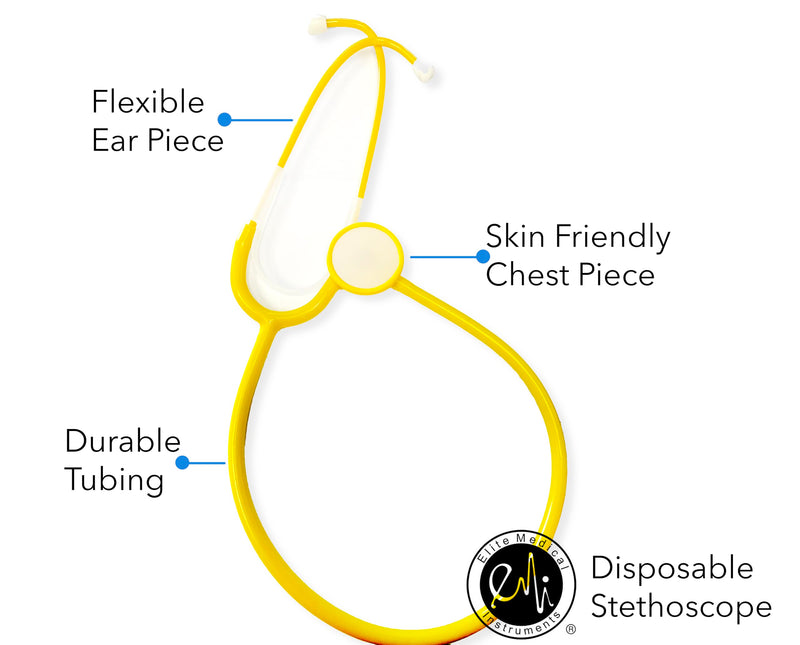 EMI Disposable Stethoscopes 10 Pack (Royal) Royal
