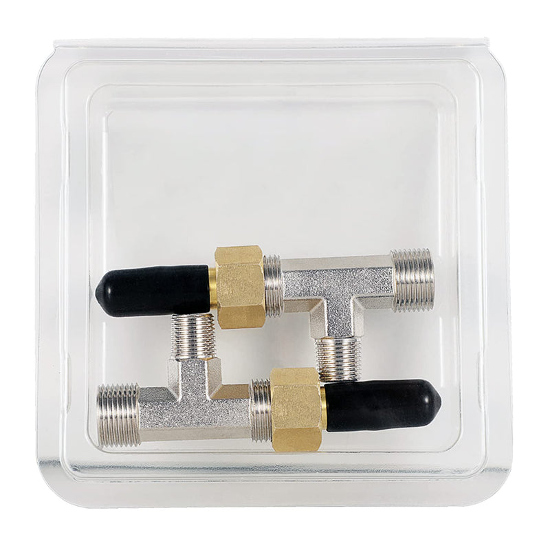 Bonbo Bleeder Tee Kit Replacement for Seastar 3004.6439 HF4202 Compatible with All Baystar Cylinders (2pcs)