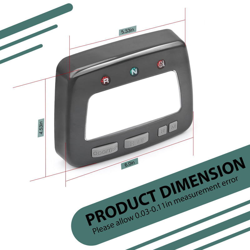 Speedo Meter Dash Upper Cover for Honda Rancher 350 TRX350 TE TM FM 2000-2006 Foreman 450 TRX450FM Rubicon 500 TRX500FA 1998-2004 37201-HN0-A01