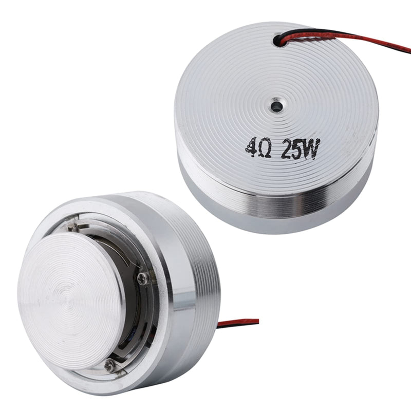 50MM 2 Inch Resonance Speaker Vibration Speaker Moving Coil Full Range 4 Ohm 25W Strong Bass 20Hz to 20kHz for Laptop Phone MP3 CD Audio Playback (8Ω 20W) 8Ω 20W