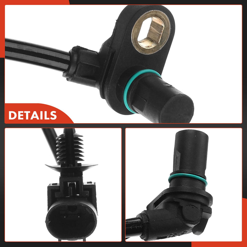 A-Premium 2PC Set Front ABS Wheel Speed Sensor Compatible with 2012 2013 2014 2015 Nissan Titan Armada 5.6L - Front Driver & Passenger Side, Replace# 47910-9FF0A